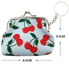 Load image into Gallery viewer, Cherry Coin Purse Keychain