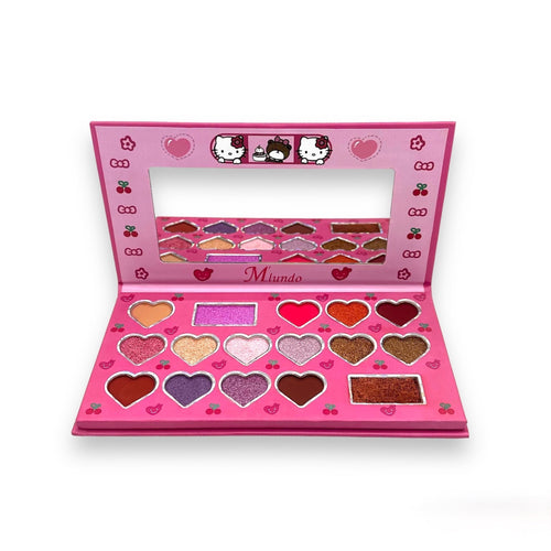 Cat and Friend Pink 16 Color Eyeshadow Palette
