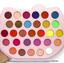 Load image into Gallery viewer, Cute Pink Cat Shaped Eyeshadow Palette
