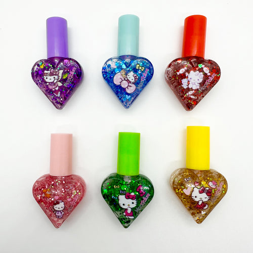 Cute Cat Character Heart Shape Mini Lipgloss
