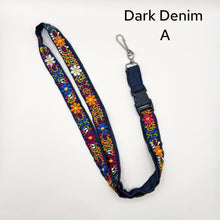 Load image into Gallery viewer, Artisanal Embroidered Lanyard - Multicolor
