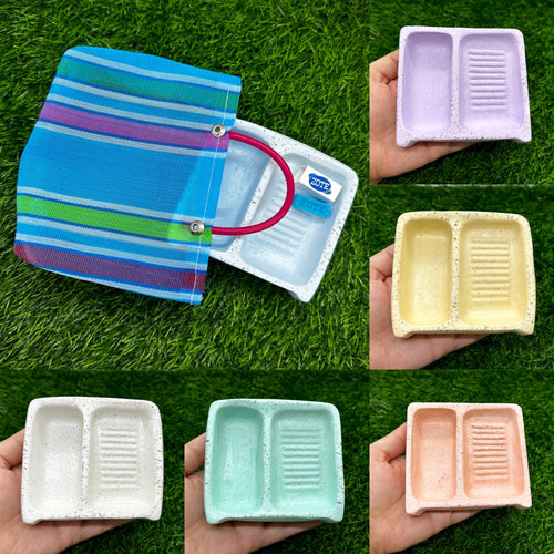 Mini Lavaderitos with Mini Mercadito Bag - Brush Cleaner