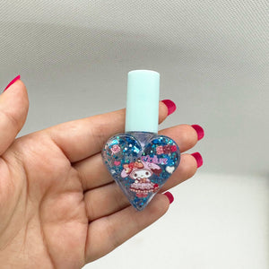 Cute Characters Heart Shape Mini Lipgloss