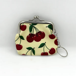 Cherry Coin Purse Keychain