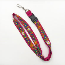 Load image into Gallery viewer, Artisanal Embroidered Lanyard - Multicolor