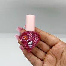 Load image into Gallery viewer, Cute Cat Character Heart Shape Mini Lipgloss