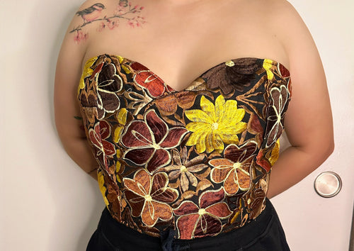 Regina Embroidered Crop Top