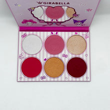 Load image into Gallery viewer, Pink Cute Cat and Friends Blush and Highlighter Palette