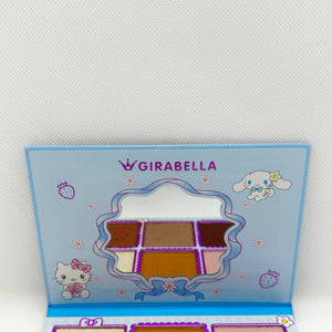Blue Cute Cat Blush, Highlighter, and Contour Palette