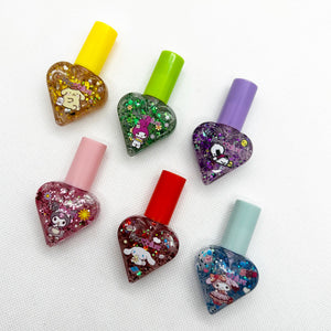 Cute Characters Heart Shape Mini Lipgloss