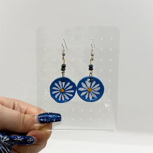 Flower Plate Earrings