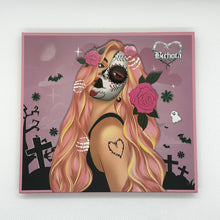 Load image into Gallery viewer, Pink Hair Day of the Dead Eyeshadow Palette