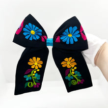 Load image into Gallery viewer, Querida XL Embroidered Bow Hair Clip