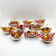 Load image into Gallery viewer, 1 PC Miniature Fridge Magnet Basket with Mexican Sweet Bread CANASTITA CON PAN Y IMAN (Picked Randomly)
