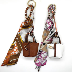 Mariana Purse Keychain w/ Ribbon
