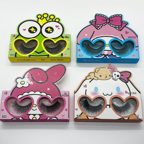 Cute Animal Character Eyelashes