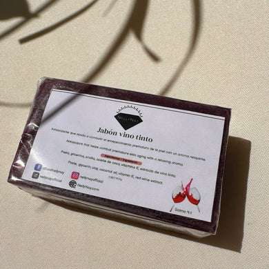 Jabón Vino Tinto/Red Wine Facial Soap