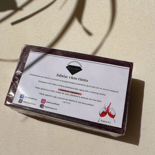 Jabón Vino Tinto/Red Wine Facial Soap