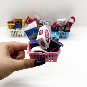 6 PCS Mystery Mini Magnets with Mini Shopping basket
