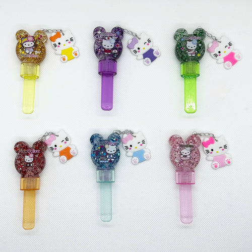 Glitter Mini Cute Cat Magic Lipgloss With Charm