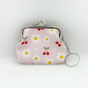 Cherry Coin Purse Keychain