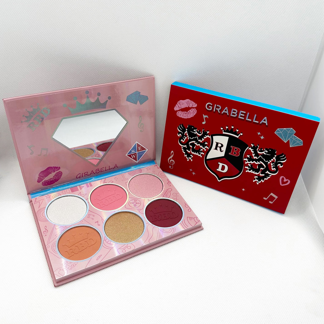 R-B-D Inspired Blush and Highlighter Palette
