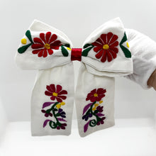Load image into Gallery viewer, Querida XL Embroidered Bow Hair Clip
