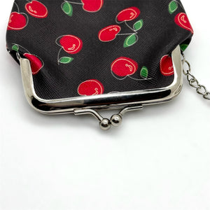 Cherry Coin Purse Keychain