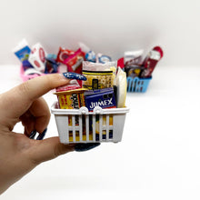 Load image into Gallery viewer, 6 PCS Mystery Mini Magnets with Mini Shopping basket