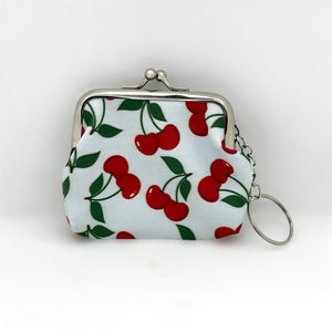 Cherry Coin Purse Keychain