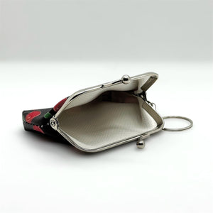 Cherry Coin Purse Keychain