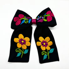 Load image into Gallery viewer, Querida XL Embroidered Bow Hair Clip