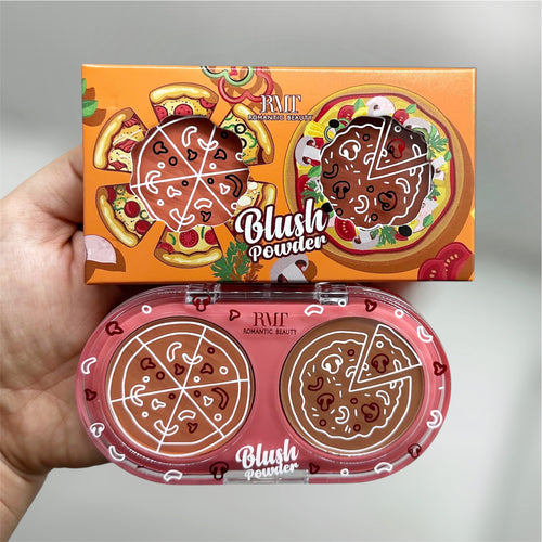 Pizza Themed Duo Blush Powder
