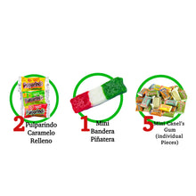 Load image into Gallery viewer, 30 PCS Mexican Candy Mercadito Bag w/ Mini Piñanta