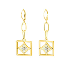 Load image into Gallery viewer, Living the Dream Drop Earrings - 18K GOLD PLATED STAINLESS STEEL