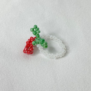 Cherry Bead Ring