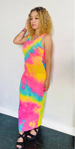 Dye For My Love Tie Dye Maxi Dress