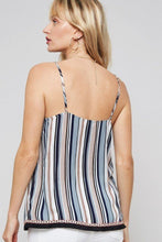 Load image into Gallery viewer, Kouvr Multi Stripes Camisole Top