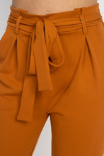 Load image into Gallery viewer, Morgan Paperbag Self Tie Pants