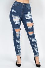 Load image into Gallery viewer, Lila Distressed Straight Leg Jeans