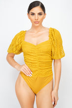 Load image into Gallery viewer, Celine Front-ruched Lace Bodysuit