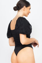 Load image into Gallery viewer, Celine Front-ruched Lace Bodysuit