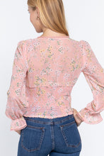 Load image into Gallery viewer, Tyra Floral Print Top
