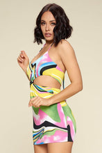 Load image into Gallery viewer, Britt Colorful Marble Dress