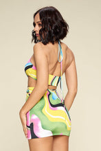 Load image into Gallery viewer, Britt Colorful Marble Dress