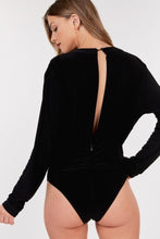 Load image into Gallery viewer, Jenna Open Back Satin Bodysuit