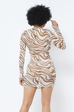 Load image into Gallery viewer, Mocha Mesh Dress