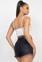 Load image into Gallery viewer, Bustier Sleeveless Ribbed Top