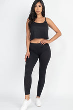 Load image into Gallery viewer, Cami Top And Leggings Set