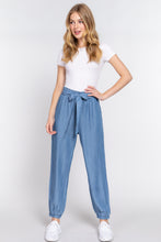 Load image into Gallery viewer, Nikki Ribbon Tie Detail Jogger Pants